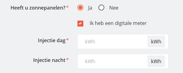 Injectietarieven Vergelijken Mijnenergie.be